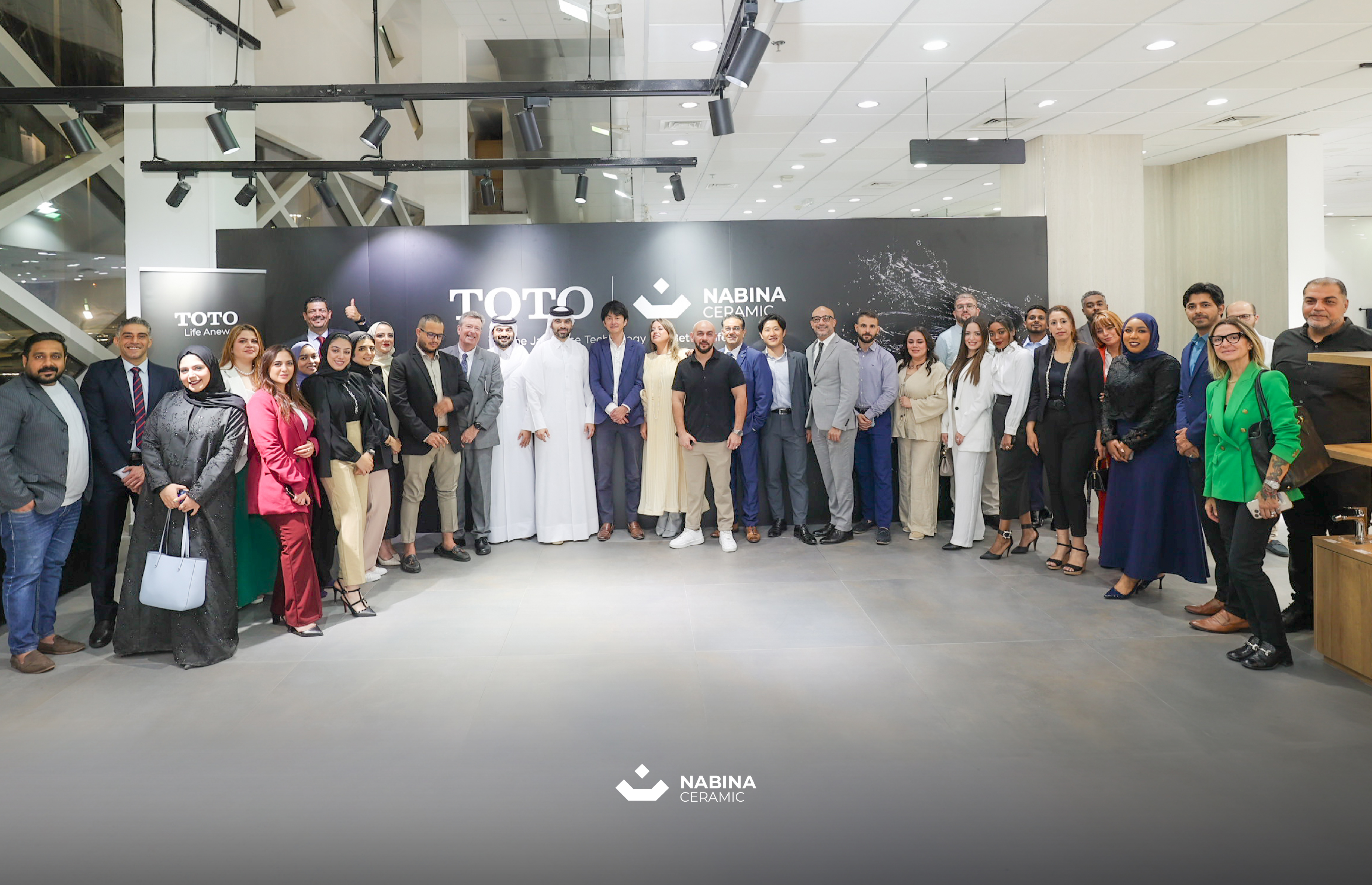 Nabina Ceramic opens TOTO Experience Area at Gharafa showroom!