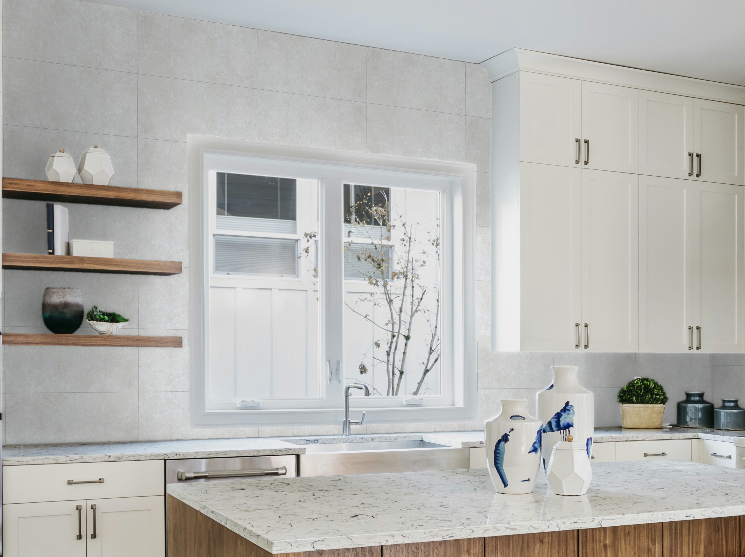 Gard Ceniza Grey Wall Tiles Matt Ceramic Stone Effect SALONI 31X60CM image 24957