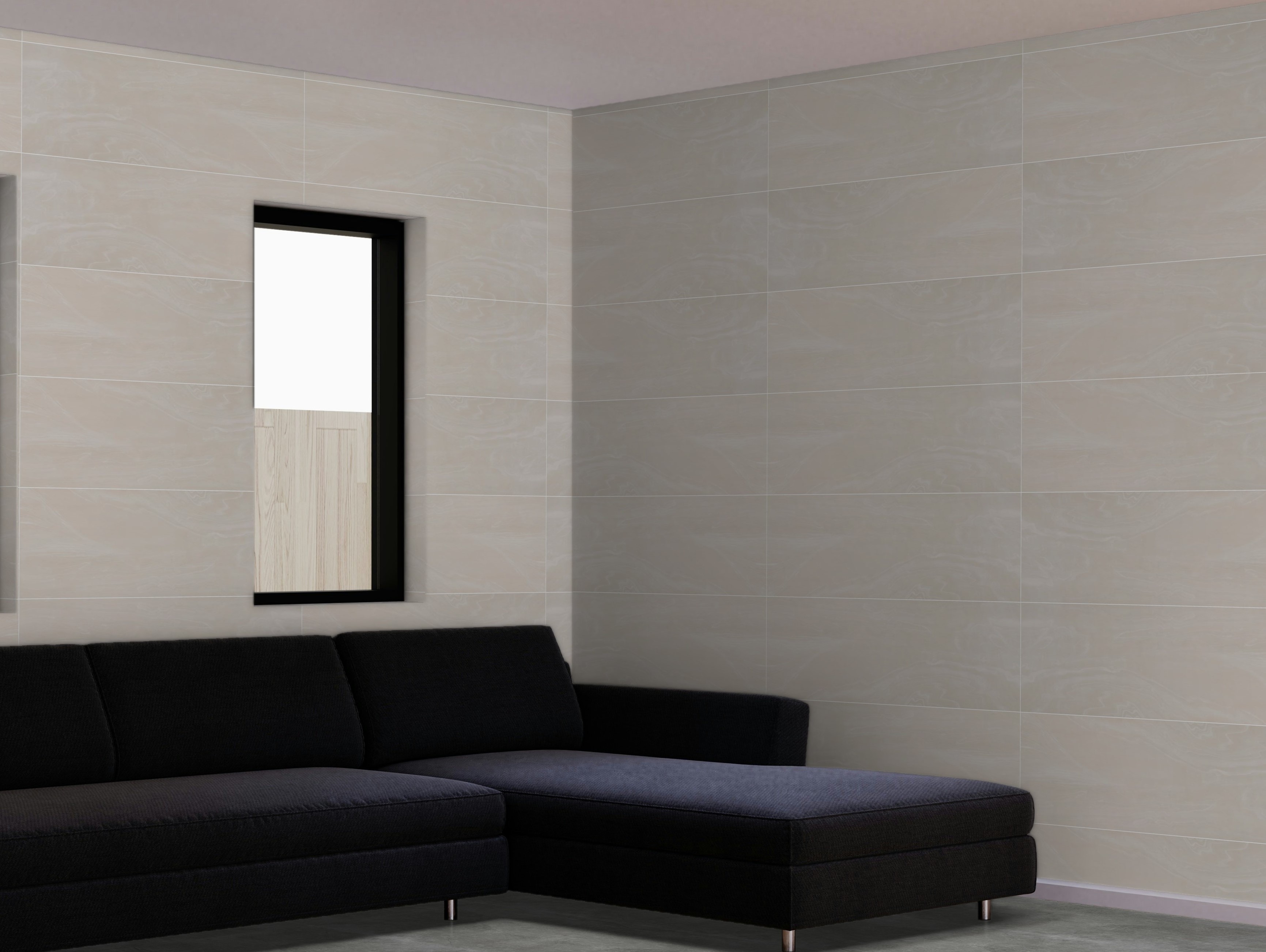 Advance Brillo Marfil Ivory Wall Tiles Glossy Ceramic Stone Effect SALONI 29.50X90CM image 24962