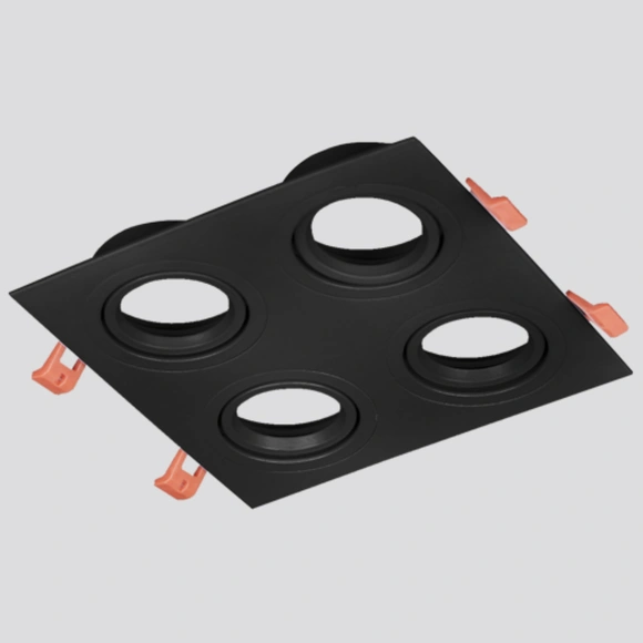 Recessed Adjustable Quadruple Ceiling Frame Cutting Size-W155MM*L155MM