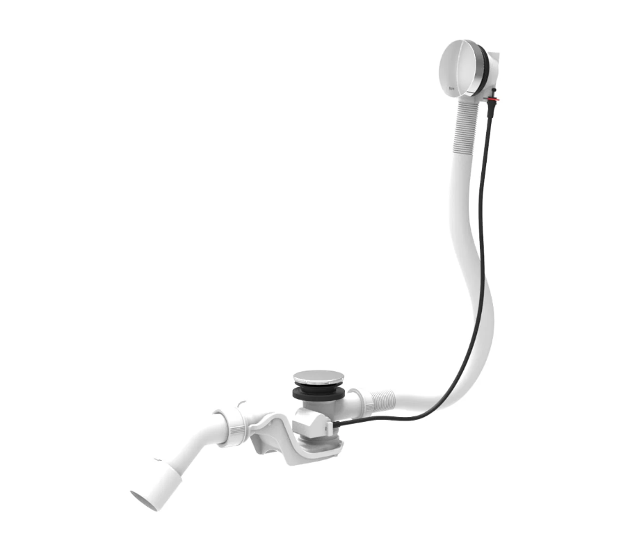Waste Set Chrome Aqua image 34776