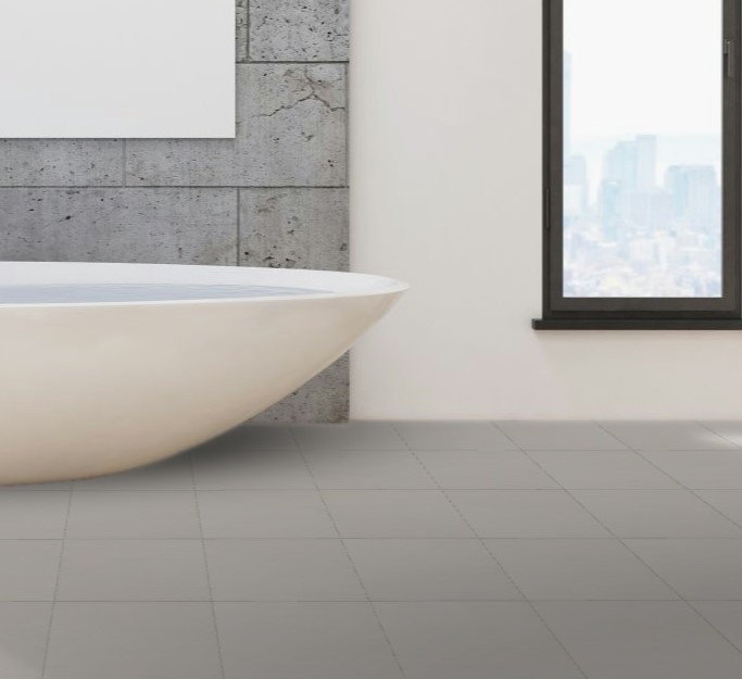 Efir Bianco Pav Base Beige Floor Tiles Matt Texture Effect SALONI 29.50X29.50CM image 24922