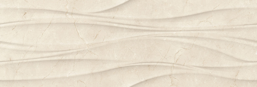 Marmaria Rev. Arcadia Waters Ivory Wall Tiles Glossy Ceramic Texture Effect SALONI 29.50X90CM image 12355