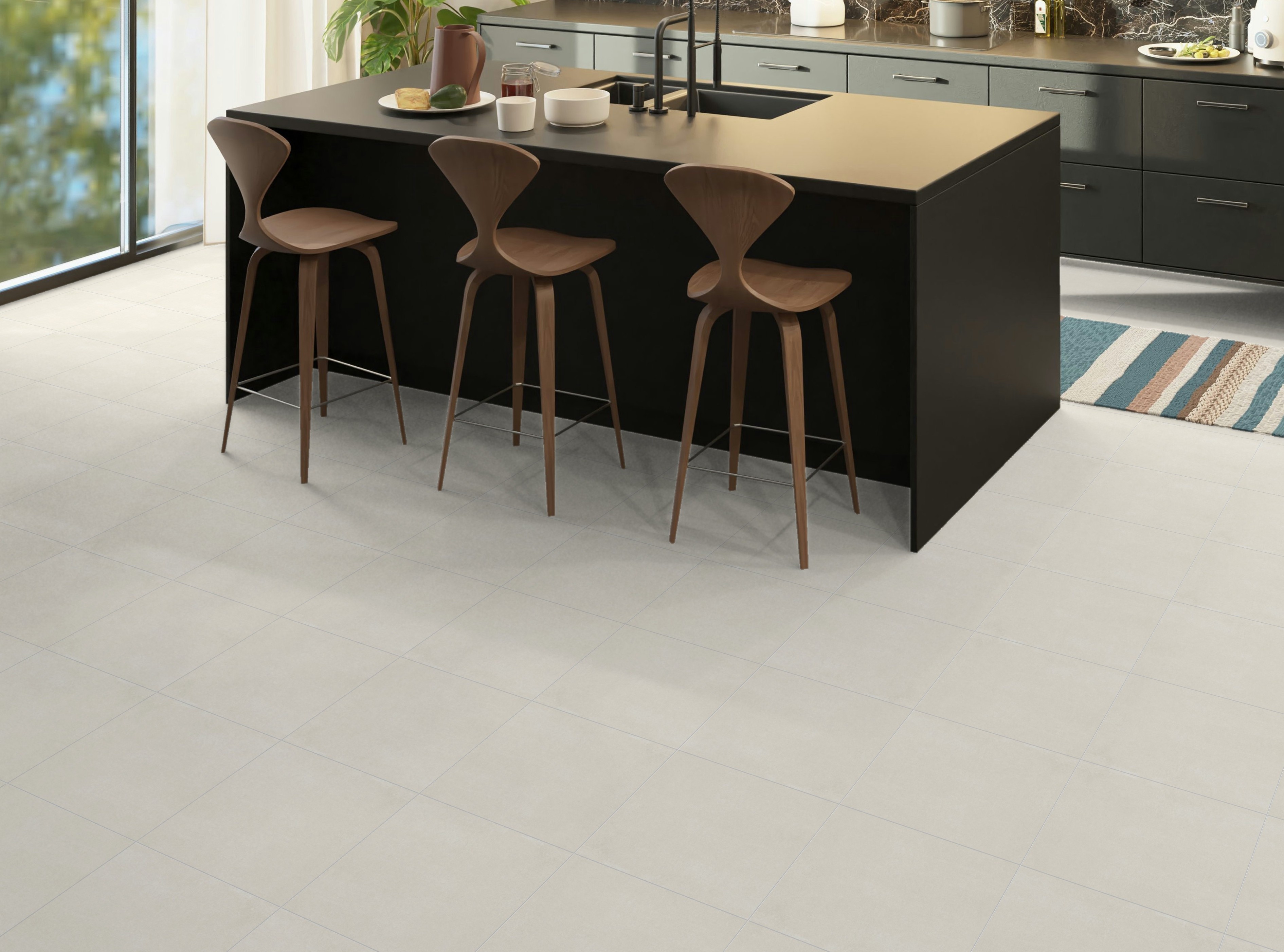 Bronce Beige Floor Matt Cement Ceramic Colours Effect QUTONE 30X30CM image 27511