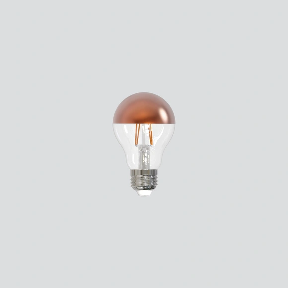 LED FILAMENT Lamp Top Mirror E27 7W Dimmable