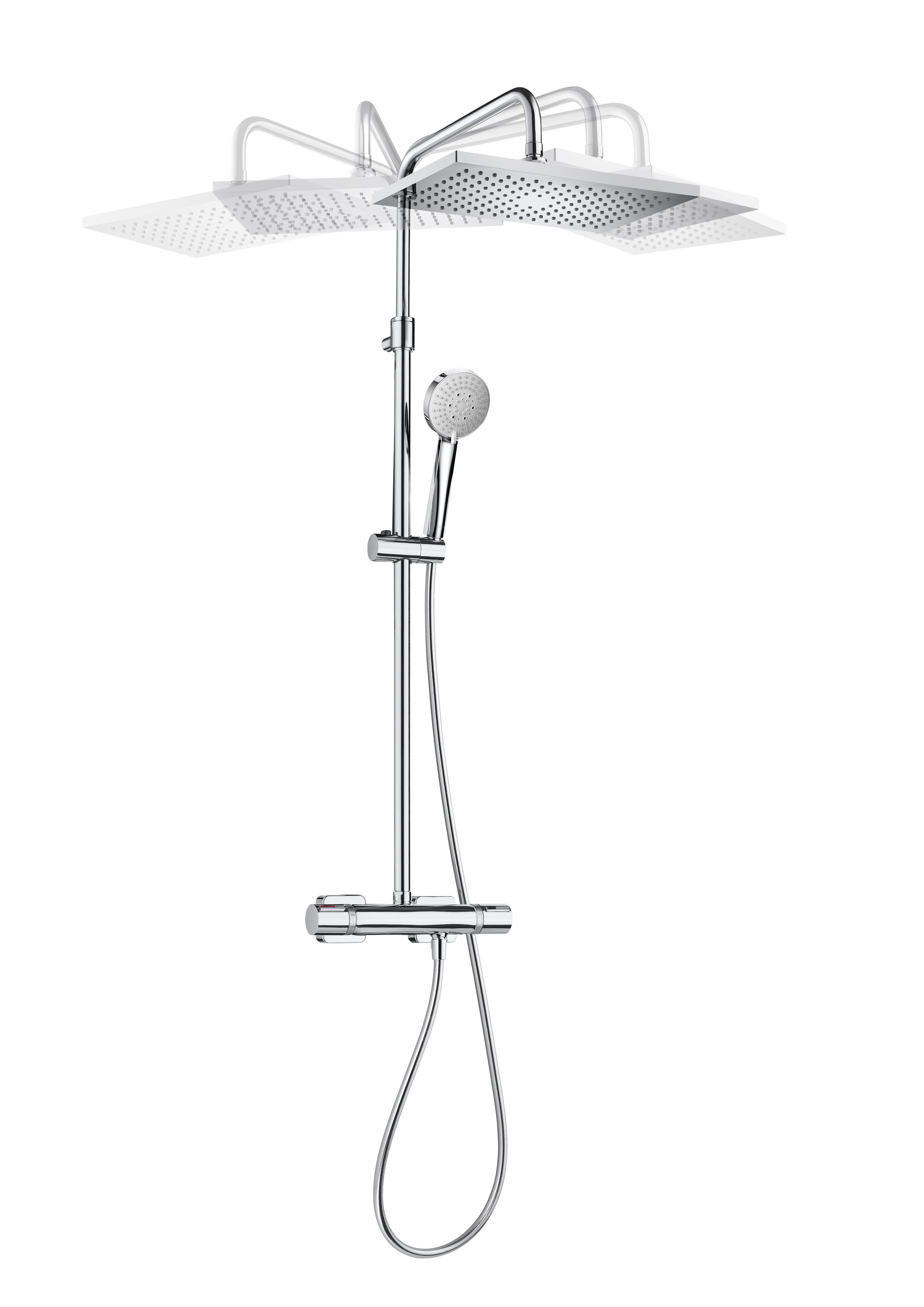 Shower Column Chrome Even-T image 17553