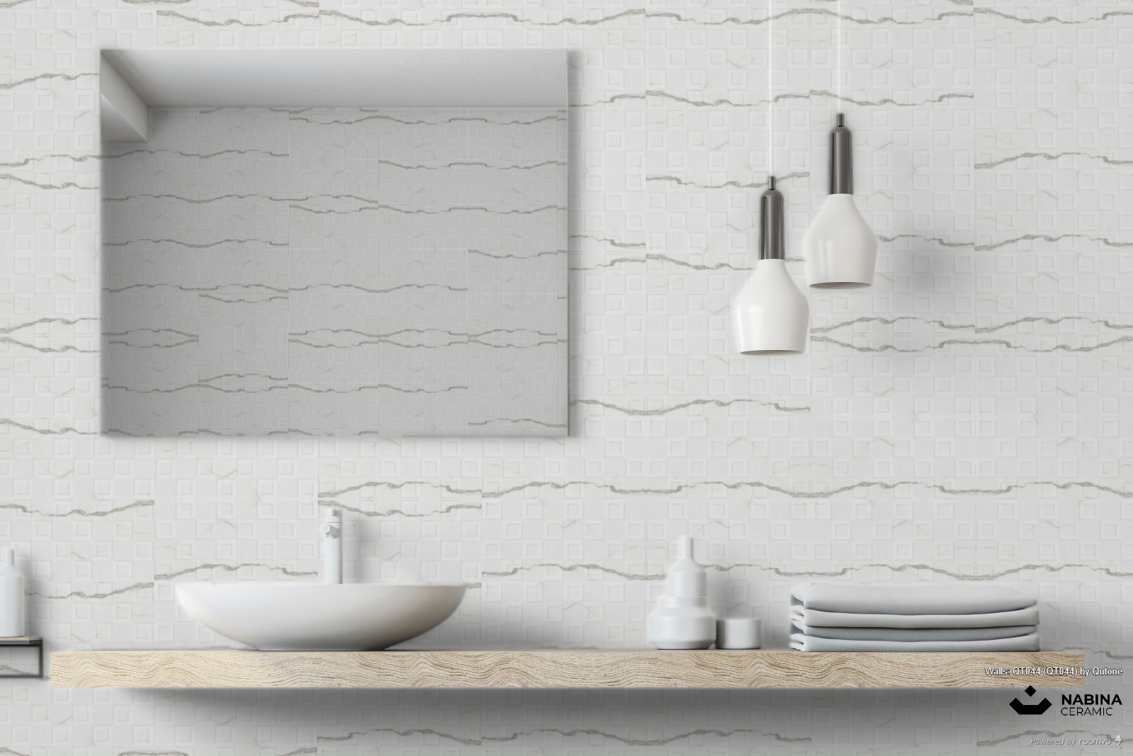 Sara Square Decor Wall Tile image 19358