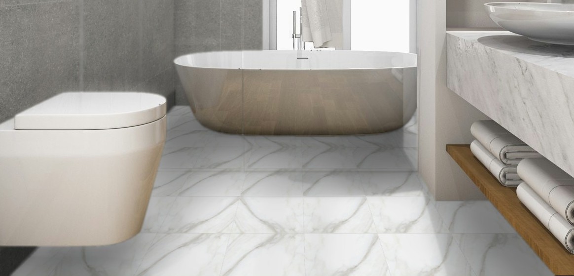 Glaciar White Floor Tile image 27536