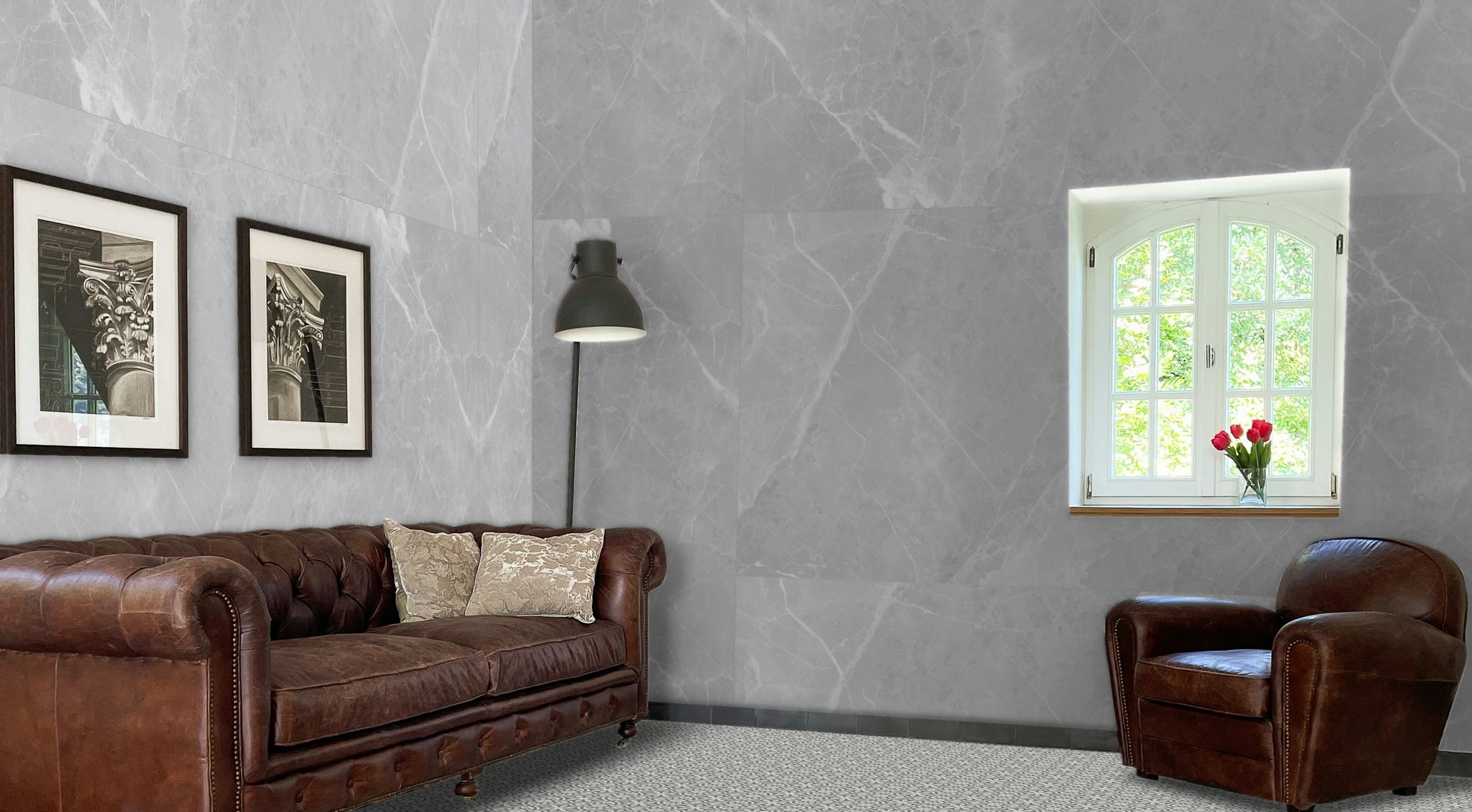 I-Marble Nivea Grigio Tile image 27544