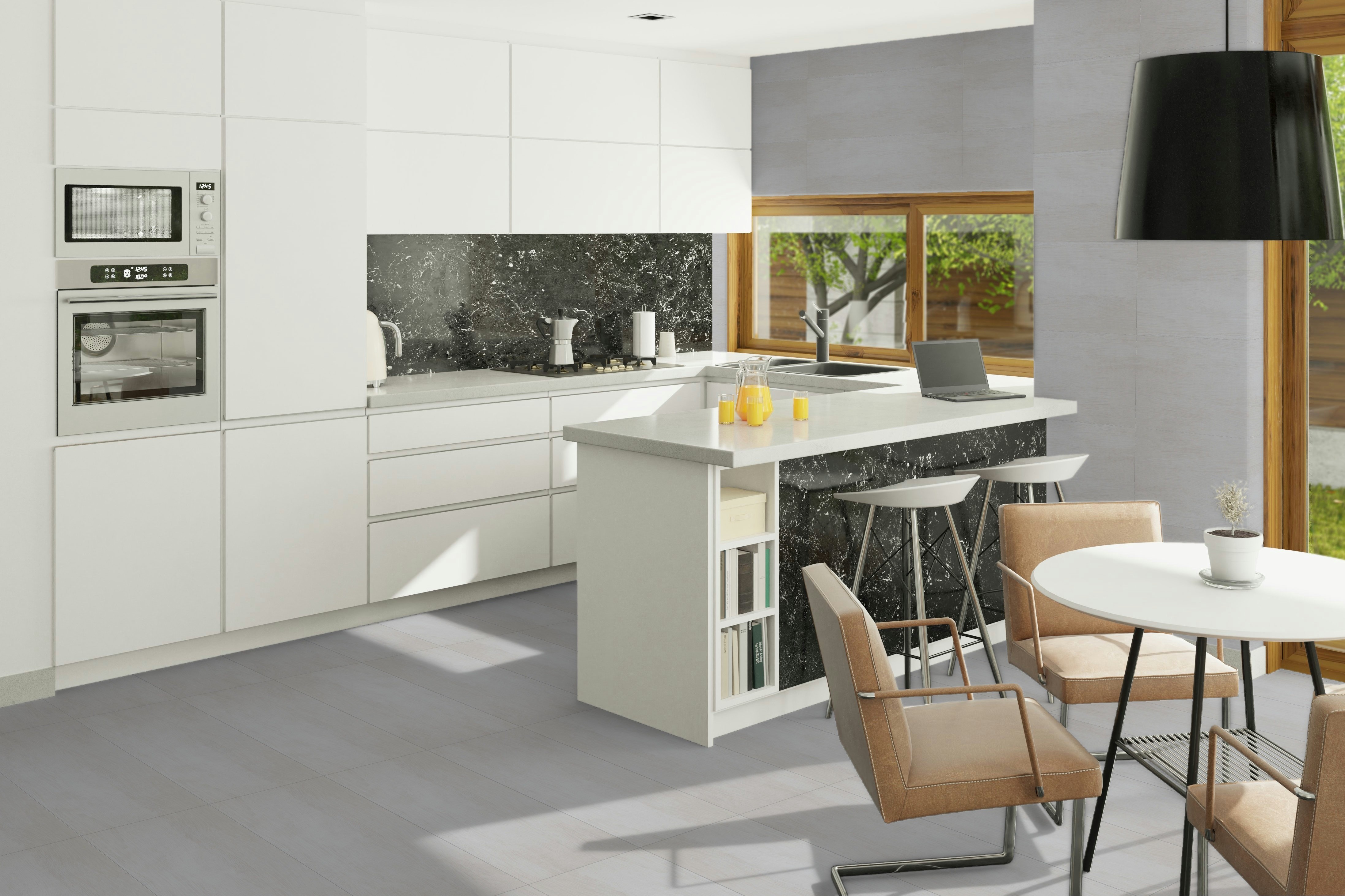 Provence White Wall and Floor Tiles Matt Porcelain Wood Effect Vitra 33X100CM image 25038