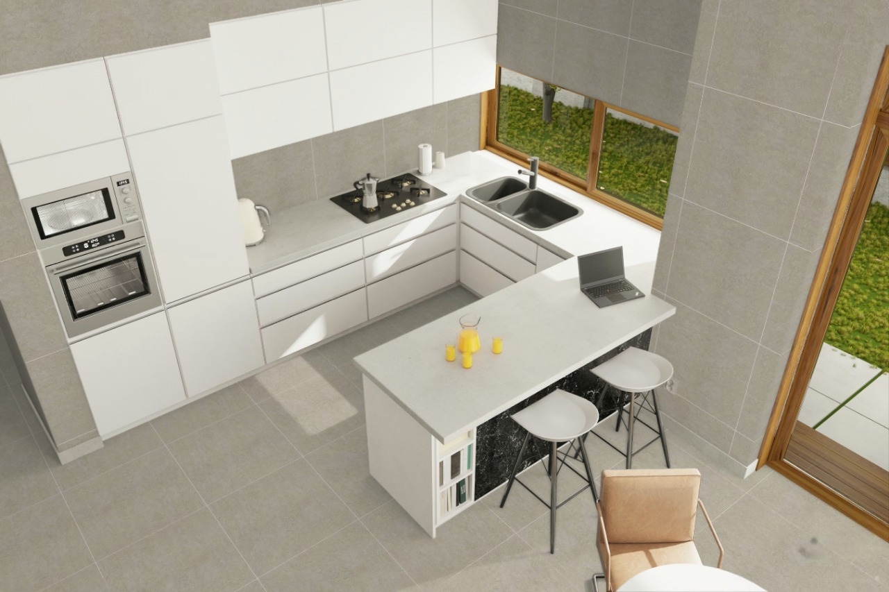 Creative concrete beige Crystal White Wall and Floor Tiles Glossy Porcelain Marble Effect RAK 60X60CM image 26995