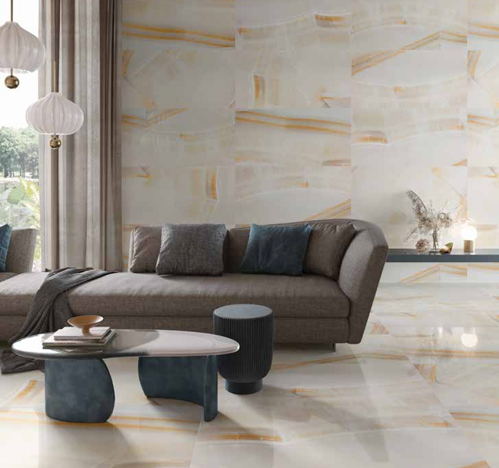 Nabina Ceramic | Marble Collection Ivory Wall and Floor Tiles Matt ...