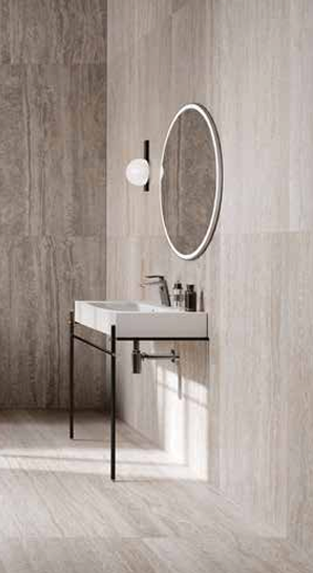 Tibur Baalbek Navona Wall and Floor Tiles Matt Porcelain Stone Effect RAK 60X120CM image 24339