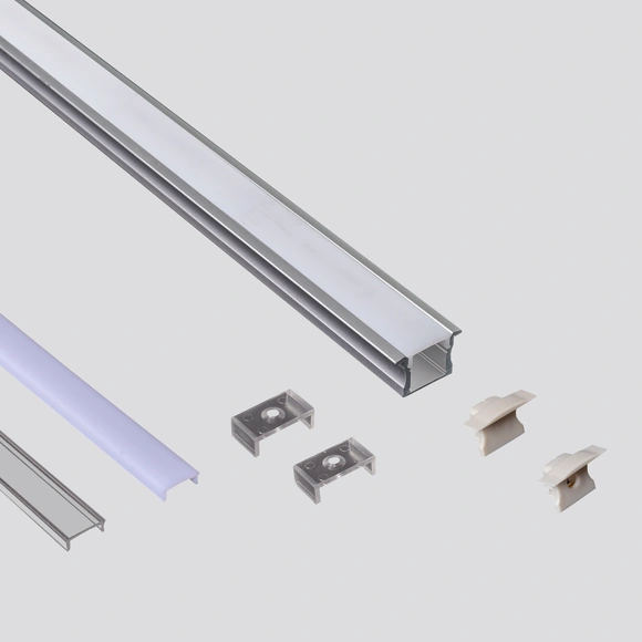 Aluminum Profile RECESSED - W24.5*H14.2MM IP20