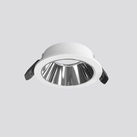 Anti-Glare Recessed Non-Adjustable Round Ceiling Frame Cutting Size 80mm