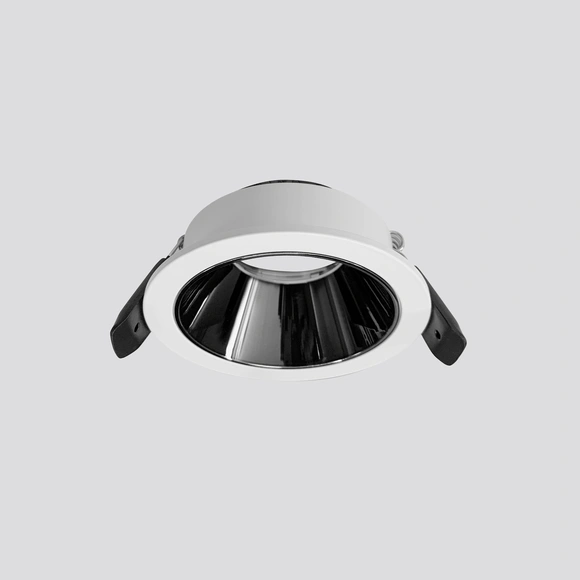 Anti-Glare Recessed Adjustable Round Ceiling Frame Cutting Size