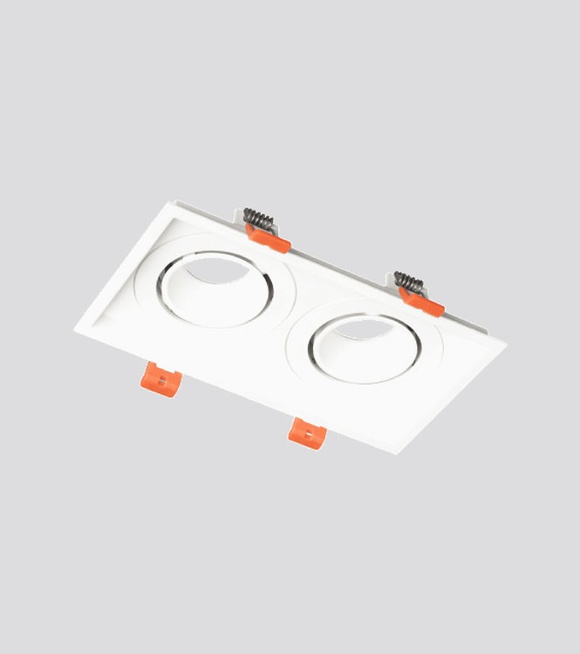 Recessed Adjustable Double Ceiling Frame Cutting Size 98x190mm