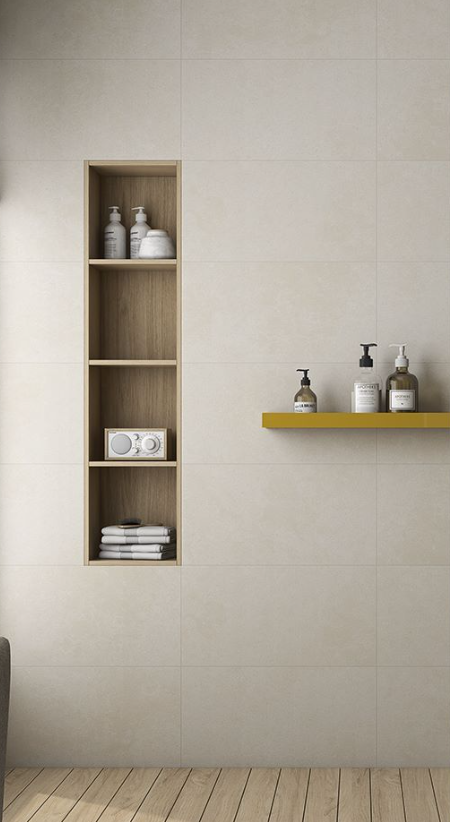 Rev. Move Marfil Ivory Wall Tiles Matt Ceramic Stone Effect SALONI 31X60CM image 24245