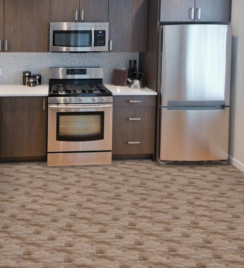 Totem Noce Porcelain Brown Floor Tiles Matt Wood Effect BATIK 15X61CM image 24743