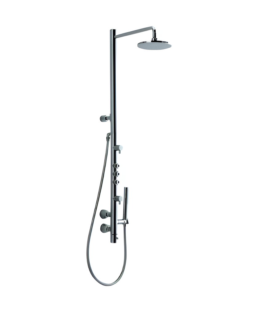 Thermostat Shower Tower Nickel Chrome