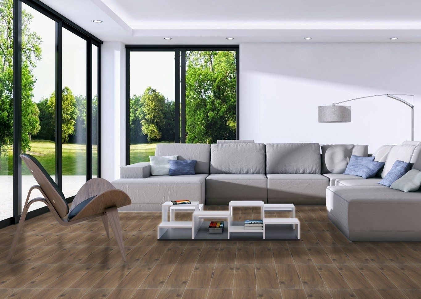 Brazilian Wood Miele Brown Floor Tiles Matt Porcelain BATIK 15X61CM image 27394