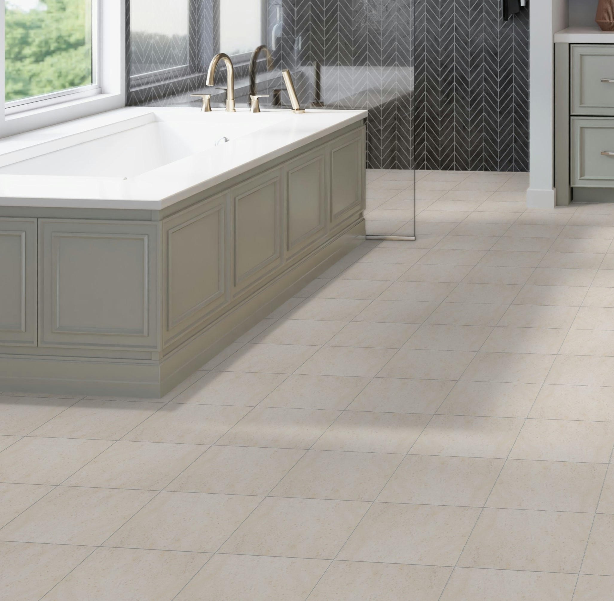 Granito Beige Floor Tiles Matt Stone Effect SALONI 29.50X29.50CM image 24918