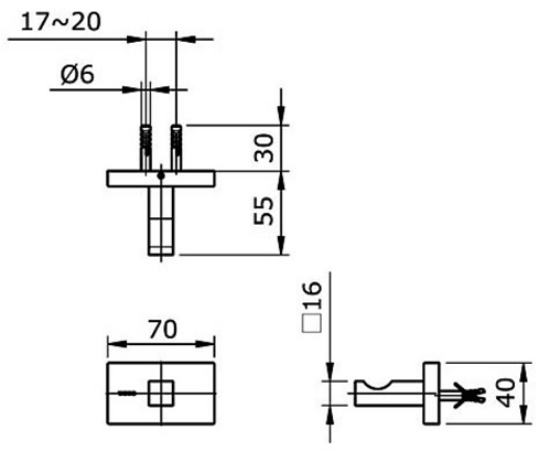 Robe Hook measurement