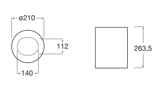 صناديق النفايات مات جراي العامة measurement