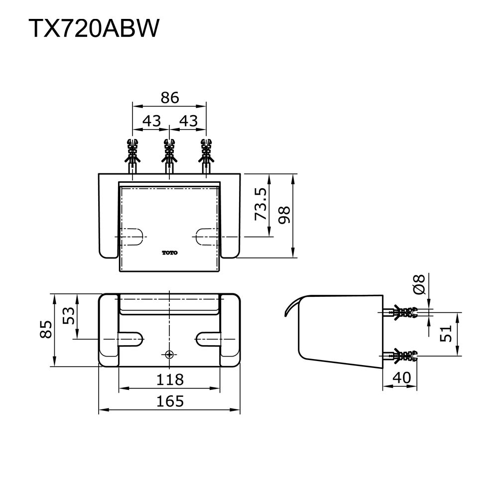 حامل ورق ابيض measurement