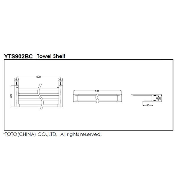 رف مناشف مطلي بالذهب الفرنسي المصقول من سلسلة G measurement