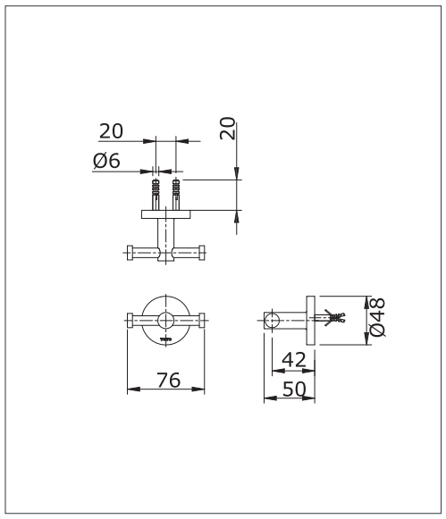 خطاف رداء مزدوج مصقول باللون الذهبي الوردي من سلسلة سلسلة الانا measurement